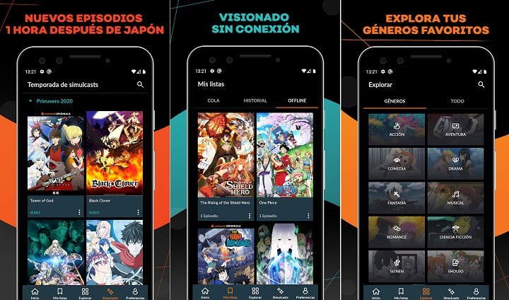 apps para ver anime gratis en android